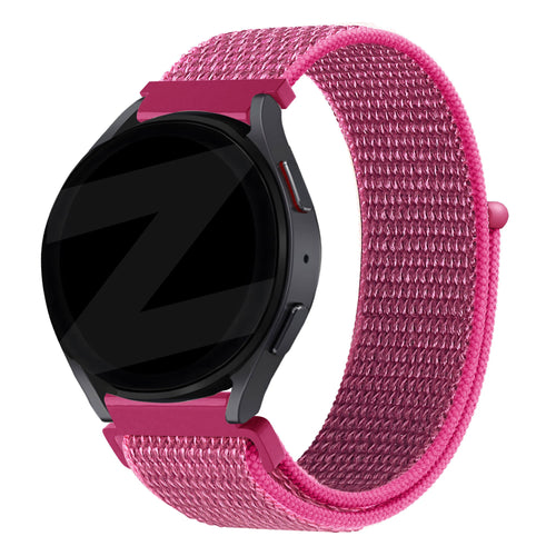 Bandz Garmin Forerunner 570 - 42mm nylon loop band (dragonfruit)