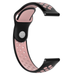 Sport horlogeband 20mm universeel (zwart/roze)