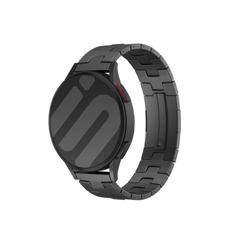 Amazfit Active Max Titanium Grain Strap (Flat Clasp) (Graphite)