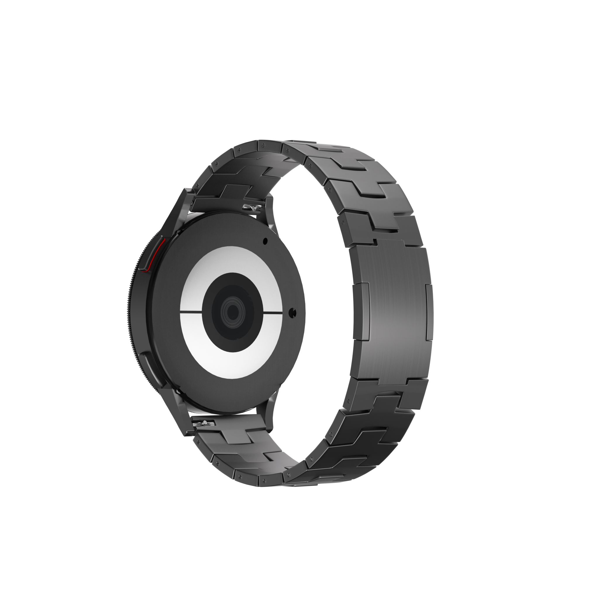 Suunto 9 Peak Pro titanium grain band (platte sluiting) (grafiet)