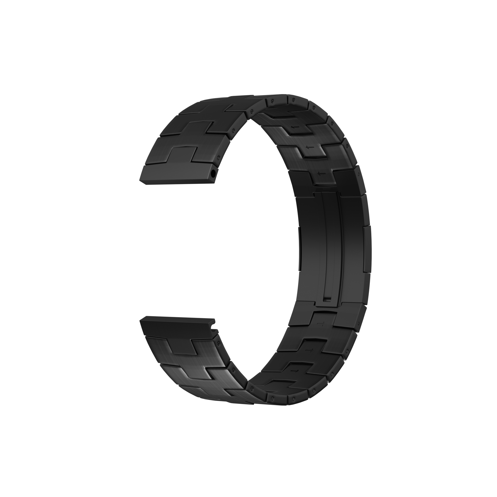 Amazfit Bip 5 titanium grain band (platte sluiting) (grafiet)