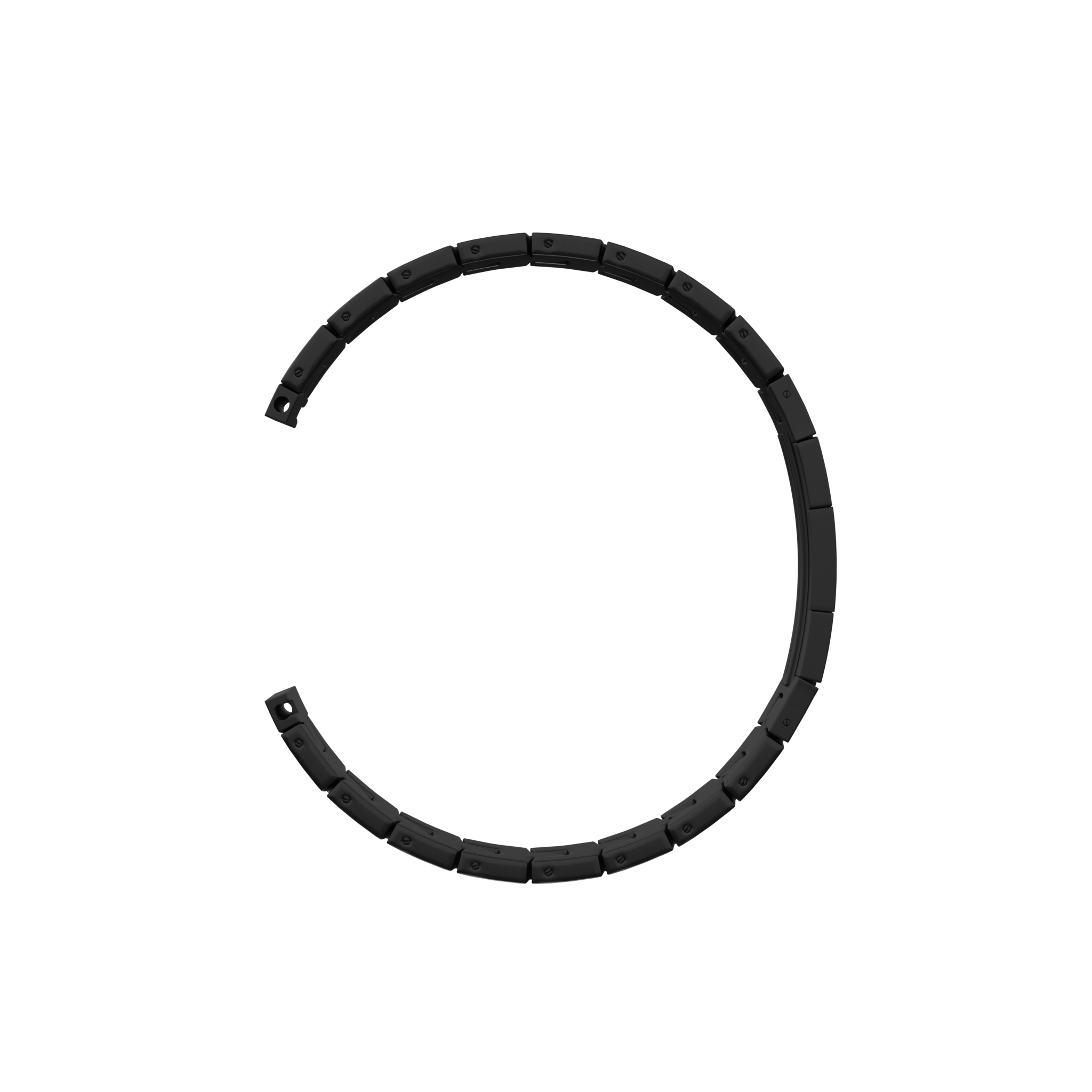 Suunto Run titanium grain band (platte sluiting) (grafiet)