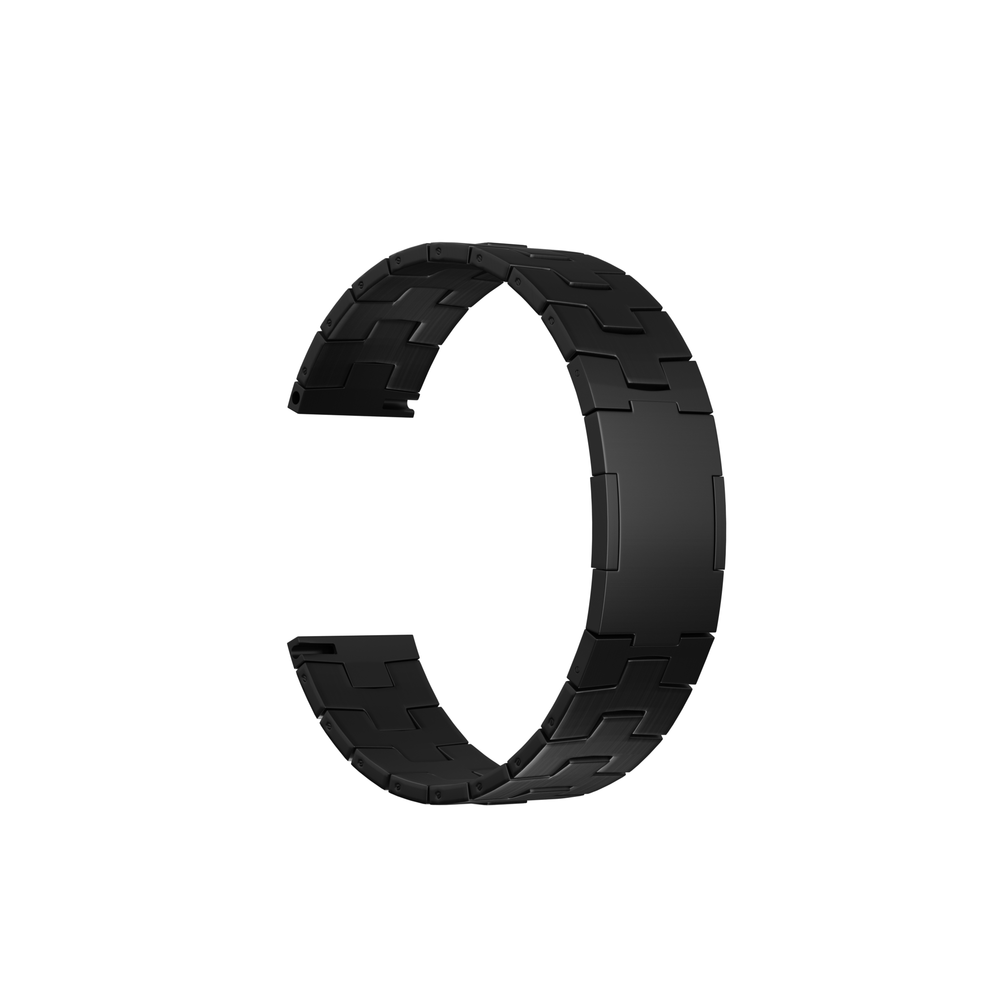 CMF Watch Pro 3 Titanium Grain Strap (Flat Buckle) (Black)