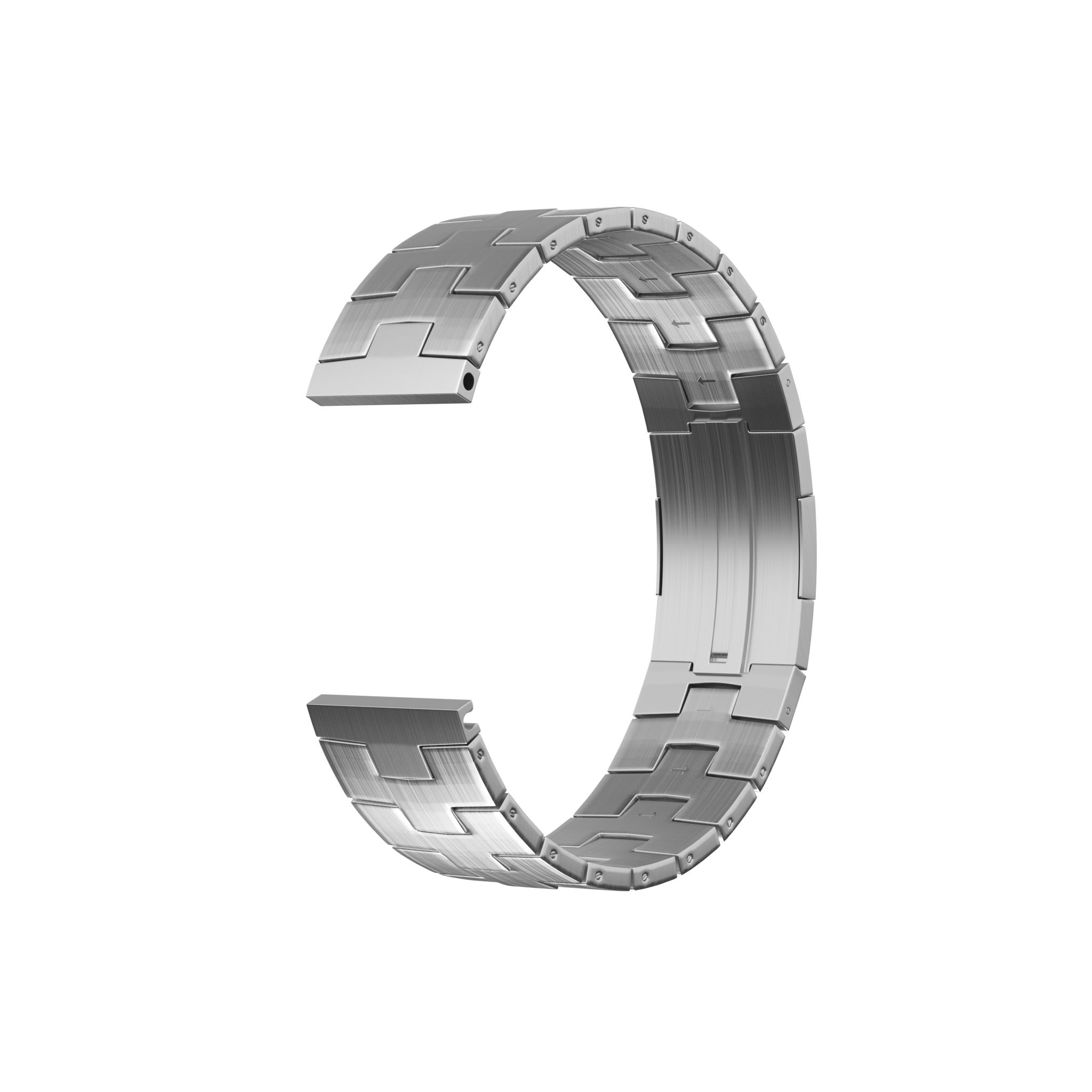 Huawei Watch GT 6 - 46mm Titanium Grain Strap (Flat Buckle) (Silver)