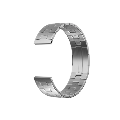 Oppo Watch X2 Titanium Grain Strap (Flat Closure) (Silver)
