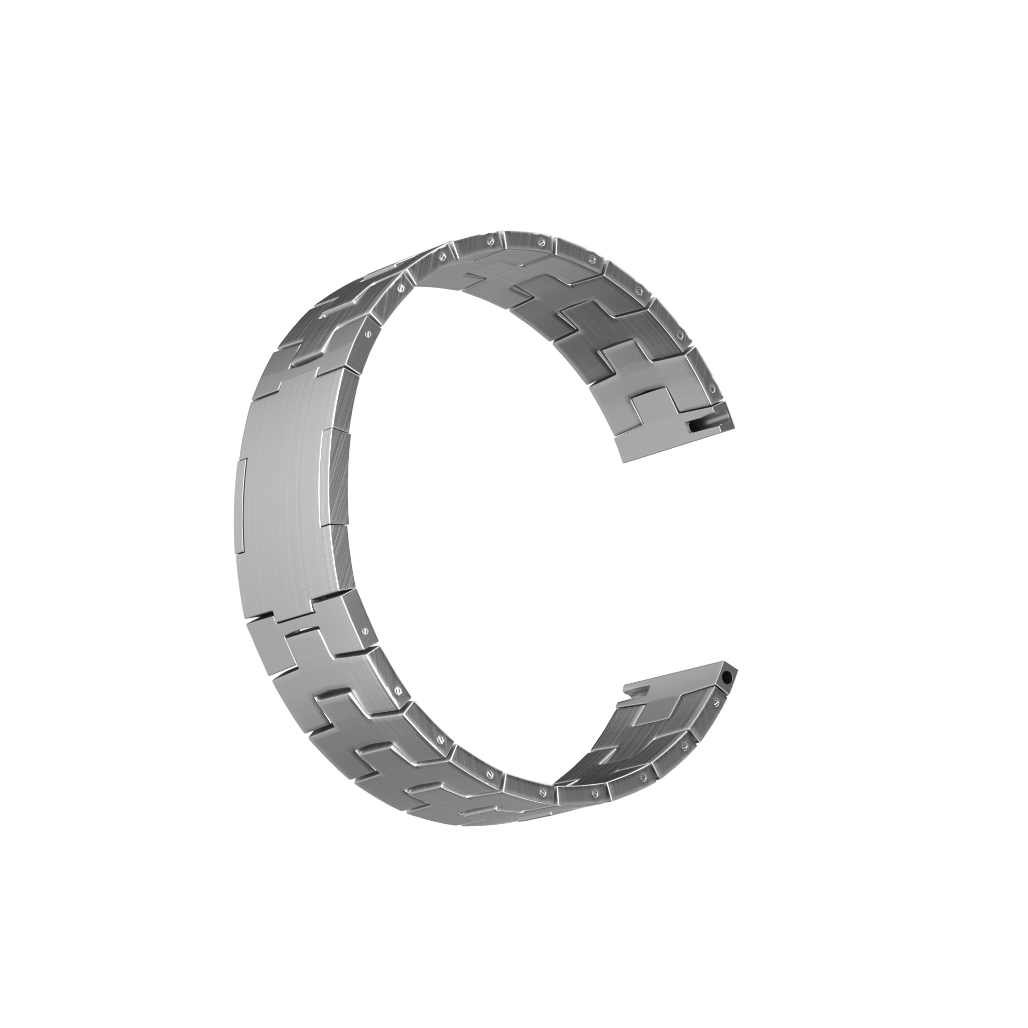 CMF Watch Pro 2 titanium grain band (platte sluiting) (zilver)