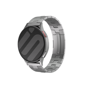 Huawei Watch GT 5 - 46mm Titanium Grain Strap (Flat Closure) (Silver)