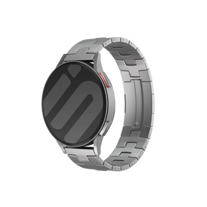 Huawei Watch GT 5 - 46mm Titanium Grain Strap (Flat Closure) (Silver)