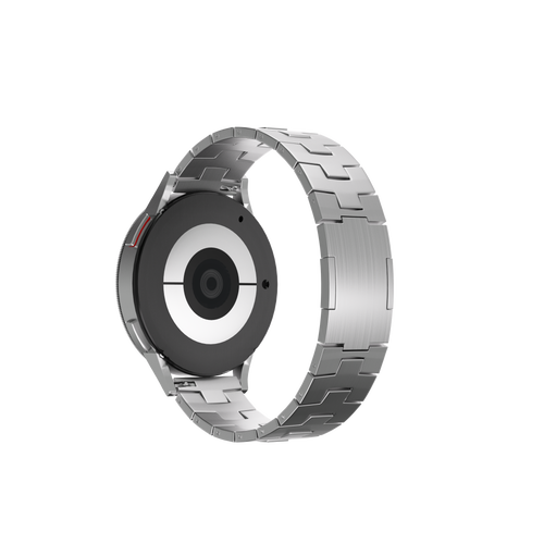 Amazfit GTR 4 Titanium Grain Strap (Flat Buckle) (Silver)