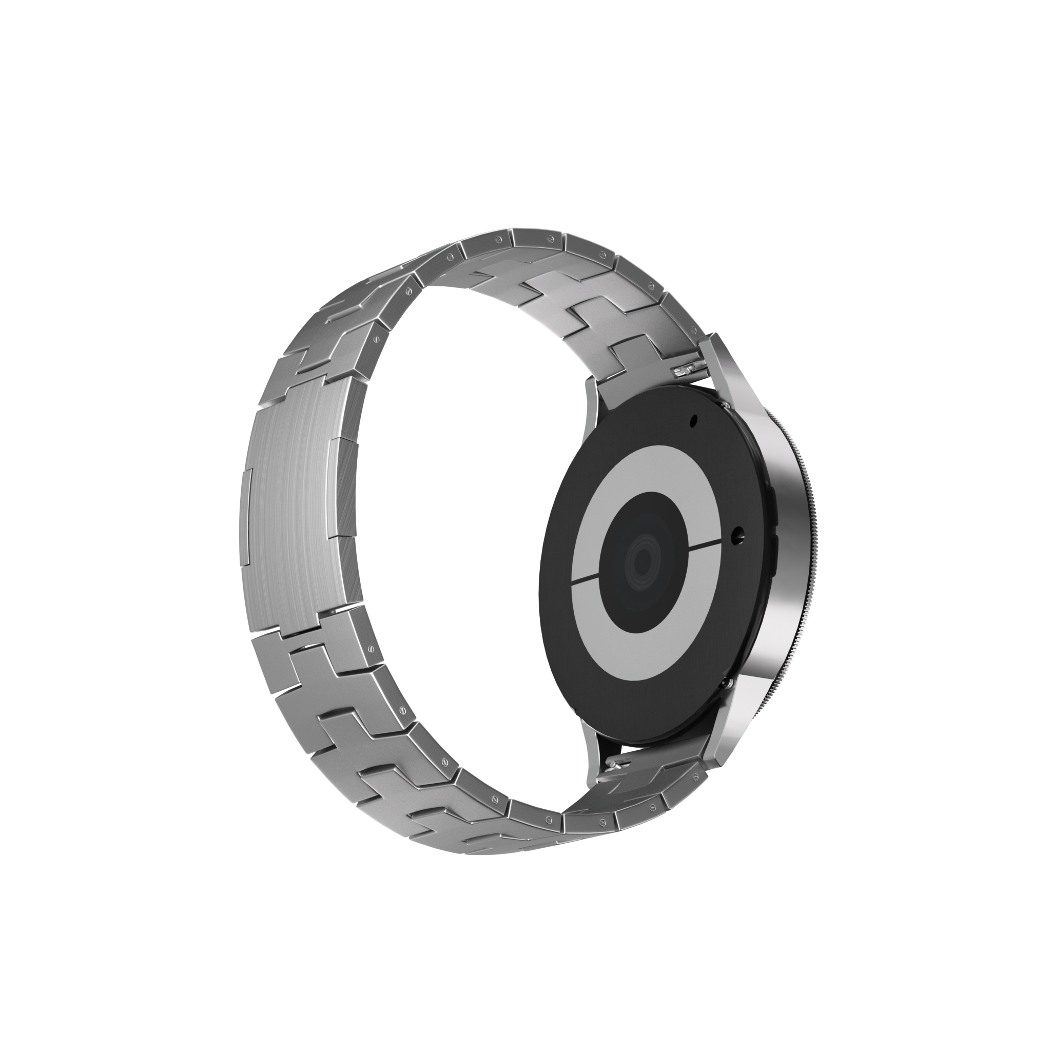 Huawei Watch GT 5 Pro - 46mm titanium grain band (platte sluiting) (zilver)