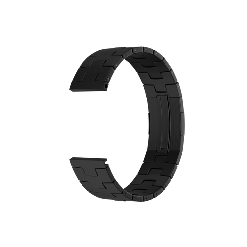 Huawei Watch GT 5 - 46mm titanium grain band (platte sluiting) (zwart)