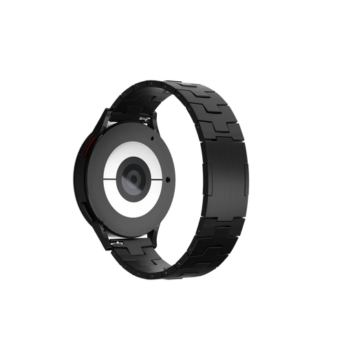 Oppo Watch X2 titanium grain band (platte sluiting) (zwart)