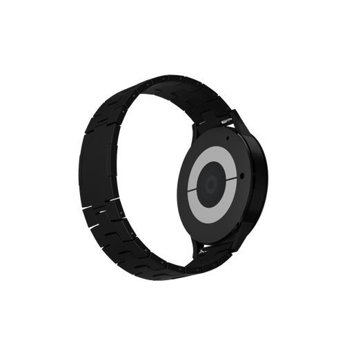 Huawei Watch GT 5 - 46mm titanium grain band (platte sluiting) (zwart)