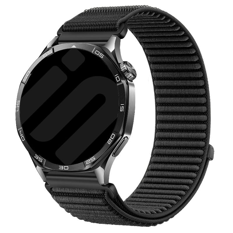 Samsung Galaxy Watch Active wave nylon band (zwart)