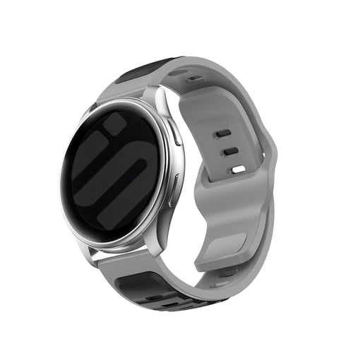 Xiaomi Amazfit Bip outdoor duo siliconen bandje (zwart/grijs)