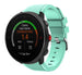 Polar Vantage M twill siliconen band (aqua)