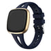 Fitbit Versa 4 Premium Silicone Strap (Dark Blue)