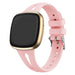 Fitbit Versa 4 luxe siliconen bandje (roze)