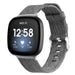 Fitbit Sense Braided Nylon Strap with Buckle (Grey mix)