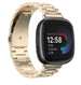 Fitbit Versa 4 stalen bandje (champagne goud)