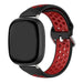 Fitbit Versa 4 Sport Strap (Black/Red)