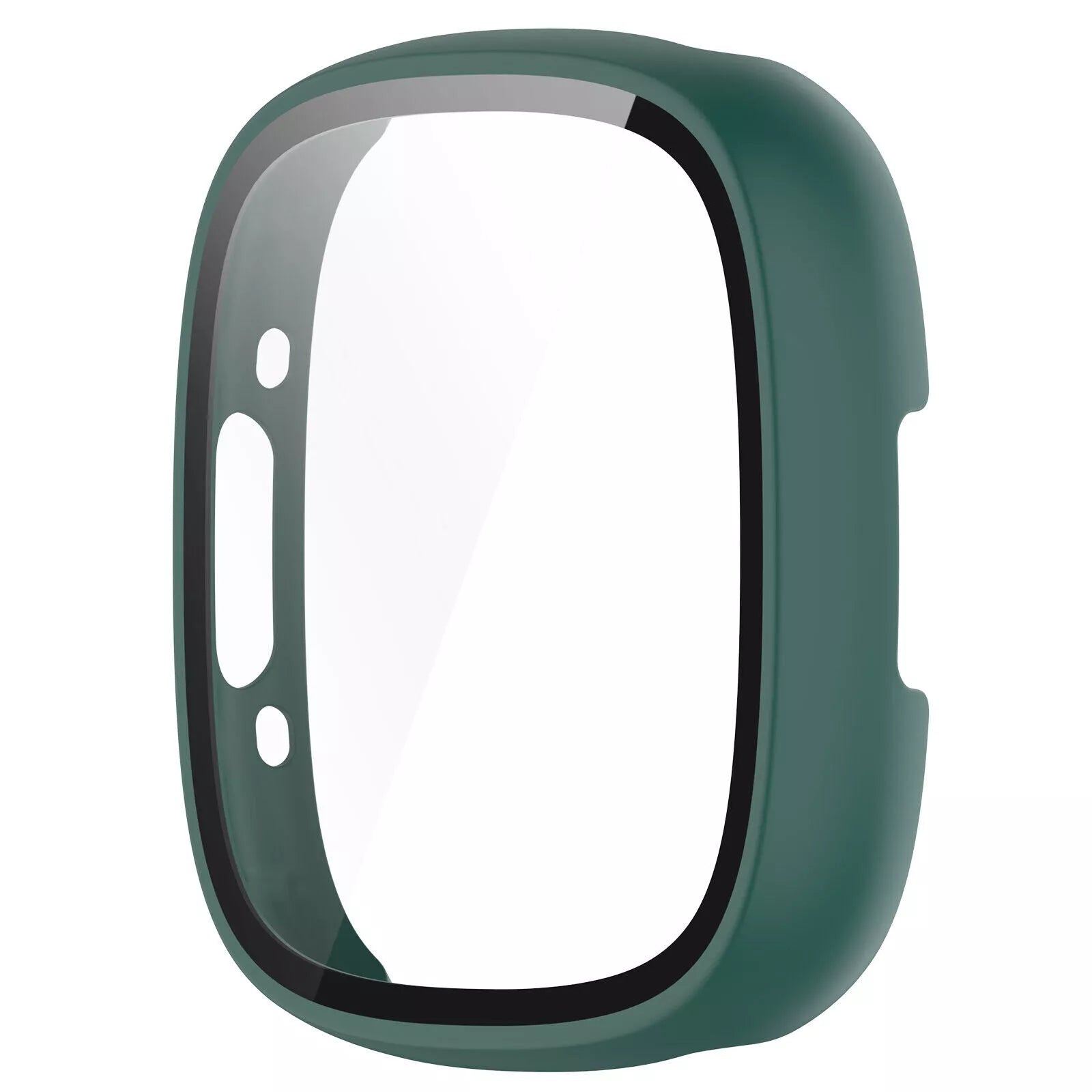 Fitbit Versa 4 / Sense 2 hard case met glas (groen)