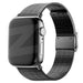Bandz Apple Watch Verstelbare stalen band (zwart)