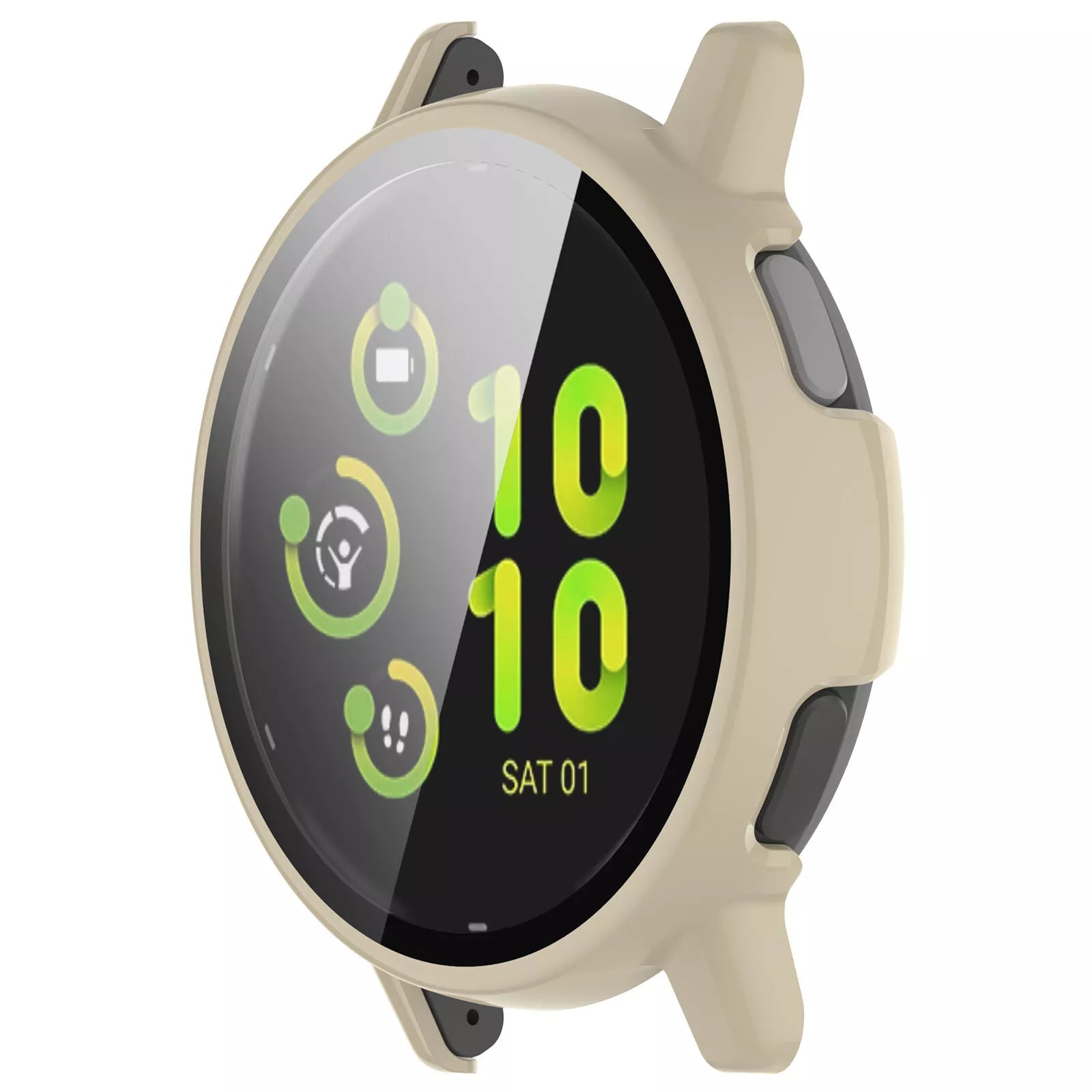 Garmin Vivoactive 5 hard case met glas (beige)