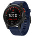 Garmin Fenix 7 siliconen bandje (donkerblauw)