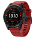 Garmin Fenix 7 siliconen bandje (rood)