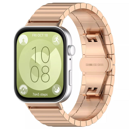 Huawei Watch Fit 5 Pro Metal Strap (Rose Gold)