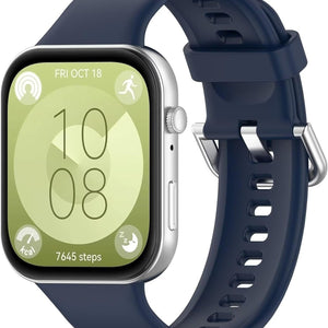 Huawei Watch Fit 4 Pro siliconen bandje (donkerblauw)