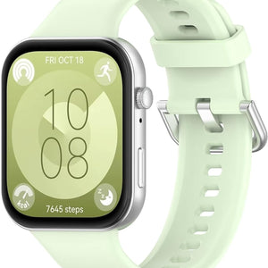 Huawei Watch Fit 4 siliconen bandje (lichtgroen)