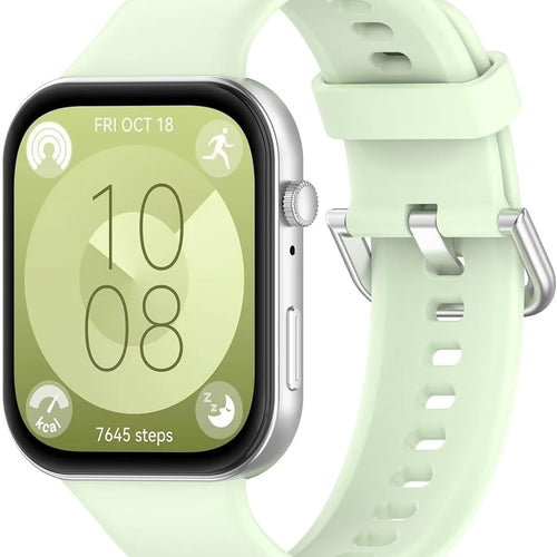 Huawei Watch Fit 4 siliconen bandje (lichtgroen)