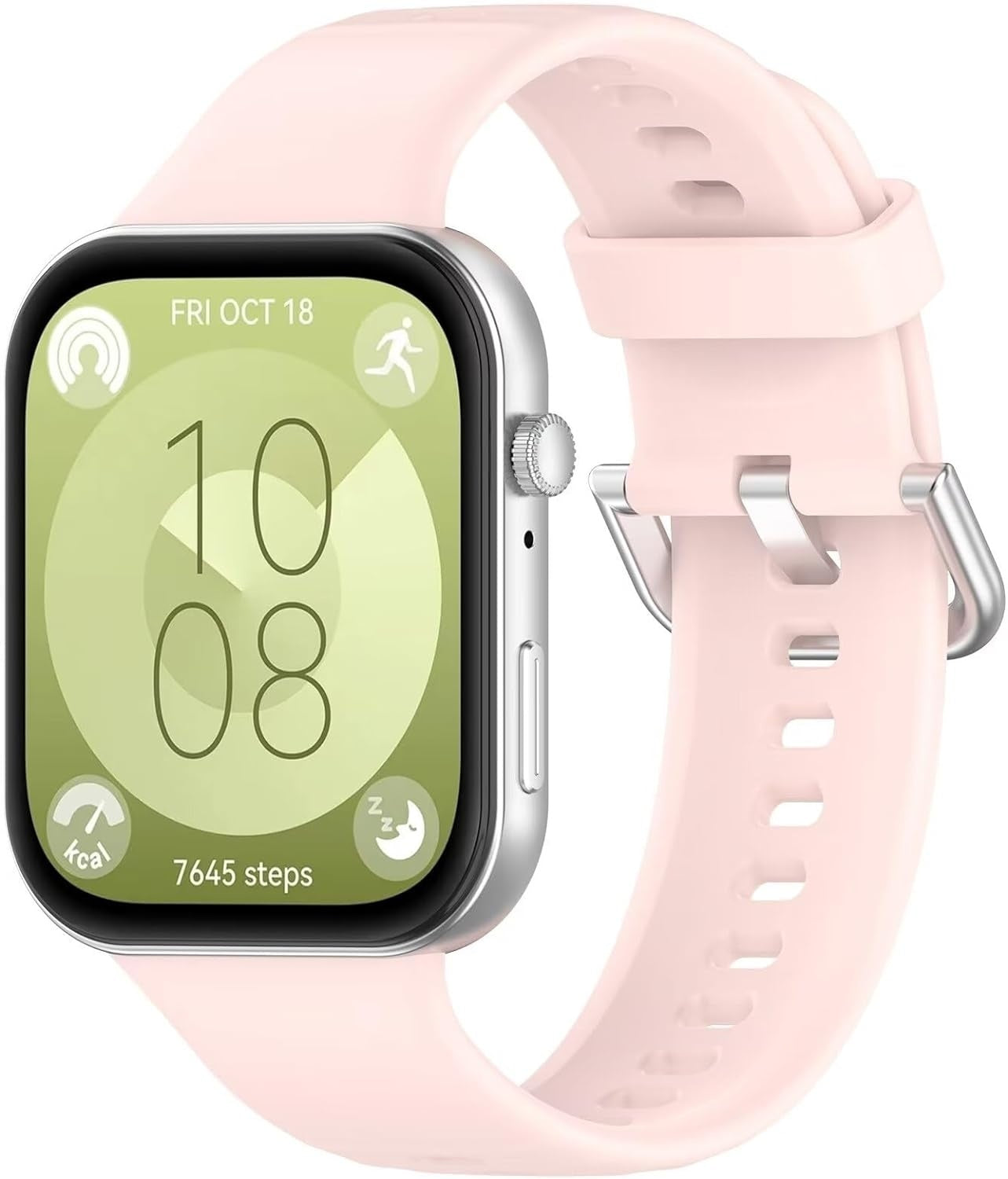 Huawei Watch Fit 4 siliconen bandje (lichtroze)