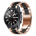 Samsung Galaxy Watch 3 45mm stalen band (roségoud/zwart)