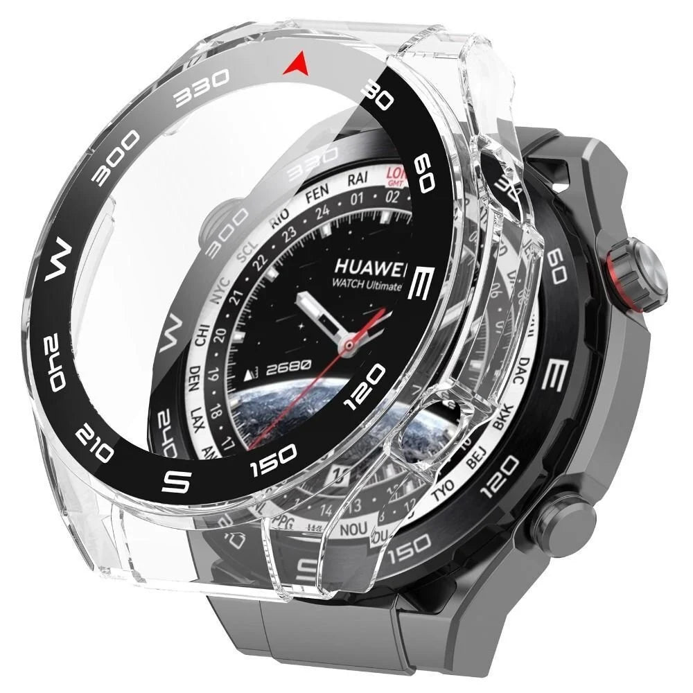 Huawei Watch Ultimate PC hoesje met glas