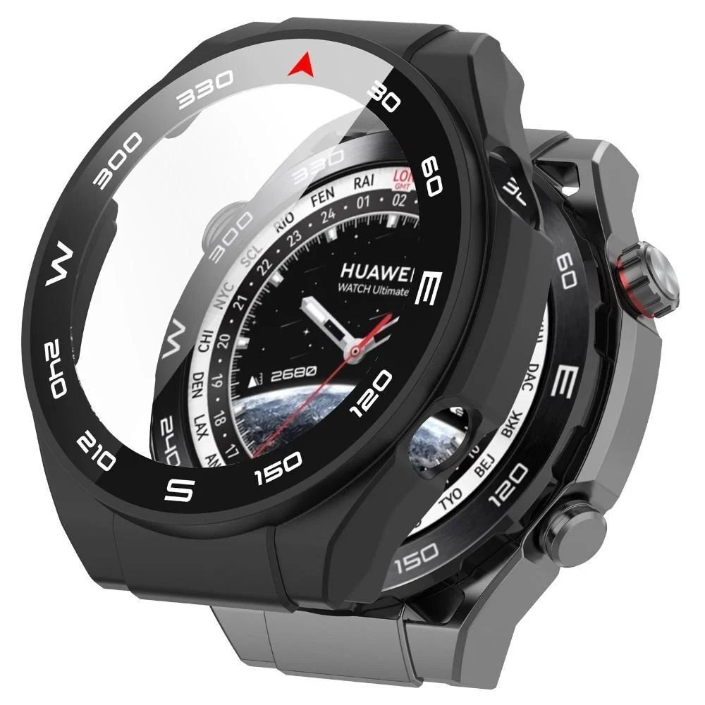 Huawei Watch Ultimate PC hoesje met glas