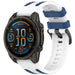 Garmin D2 Mach 2 - 47mm Sport Grain Strap (White/Blue)
