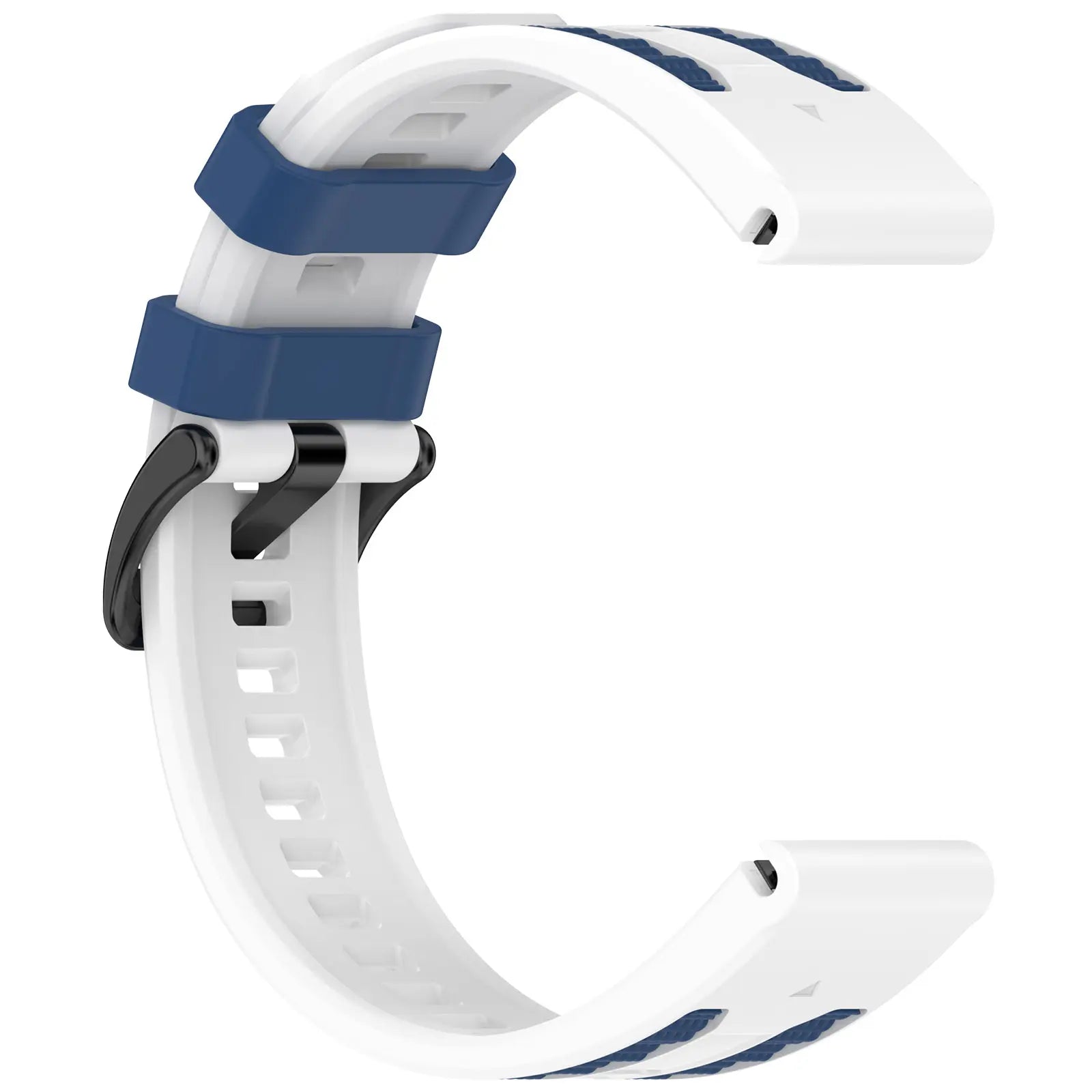 Garmin Fenix 7x sport grain band (wit/blauw)