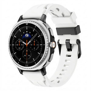 Samsung Galaxy Watch 9 - 44mm race siliconen band (wit)