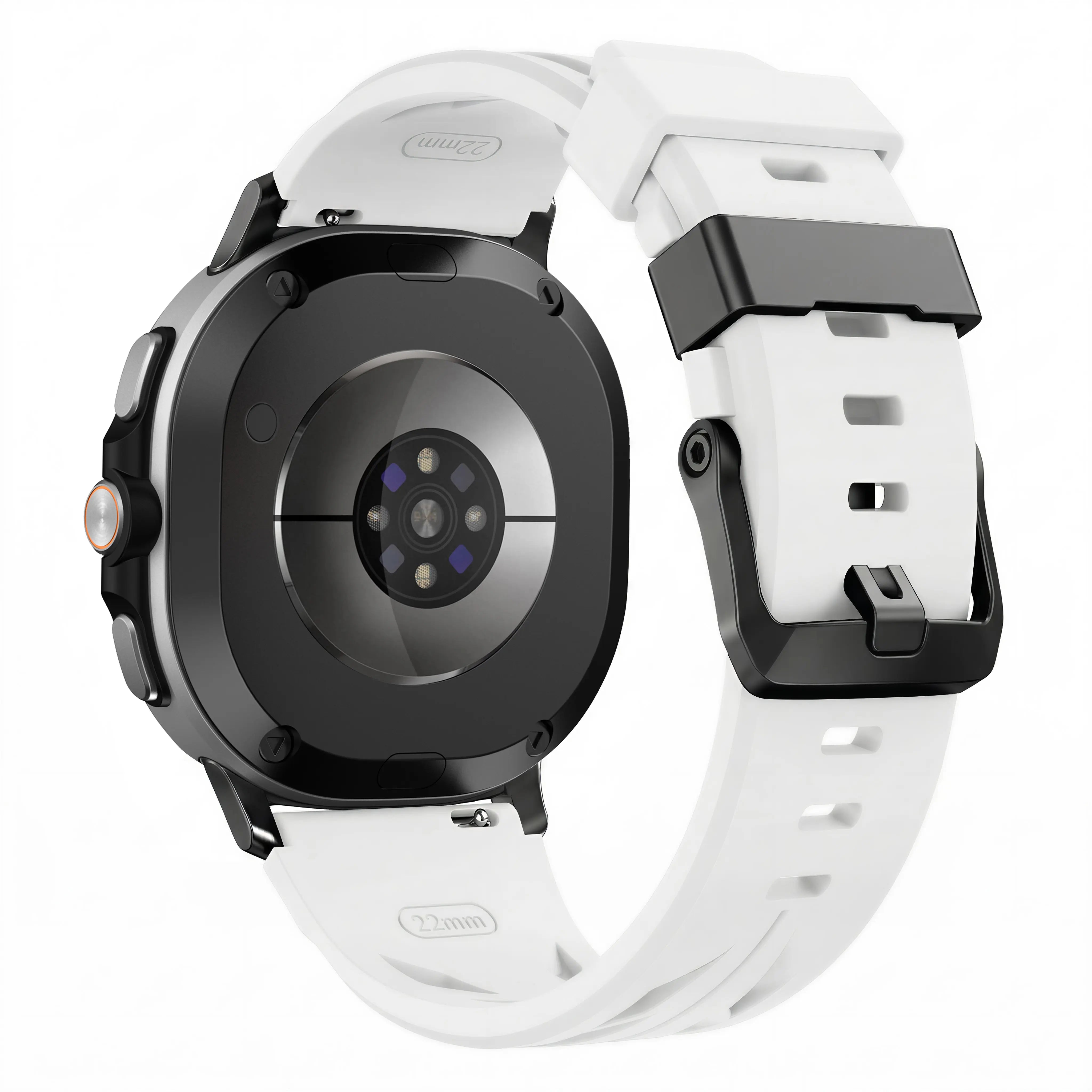 Samsung Galaxy Watch 9 - 44mm race siliconen band (wit)