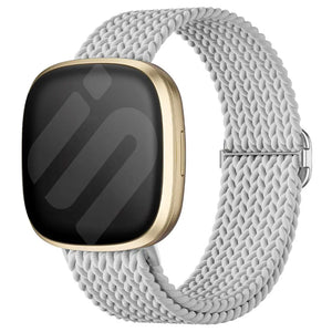 Fitbit Sense 2 Adjustable Woven Strap (Light Grey)