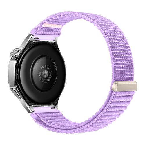 Samsung Galaxy Watch 7 - 44mm wave nylon band (paars)