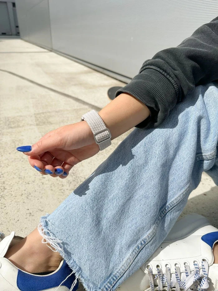 Amazfit Bip U (Pro) verstelbaar geweven band (wit)