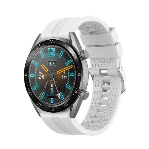 Huawei Watch Ultimate extreme silicone band (wit)