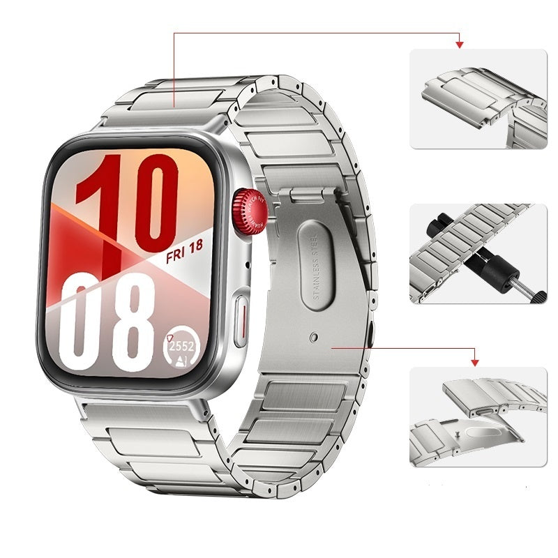 Huawei Watch Fit 4 titanium bandje (zilver)