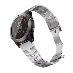 Garmin Instinct E - 45mm titanium bandje (zilver)