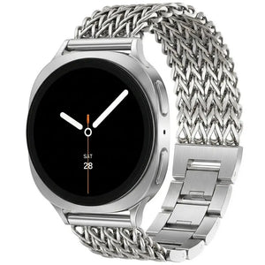 Samsung Galaxy Watch 8 - 44mm Metal Mesh Strap (Silver)