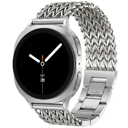 Samsung Galaxy Watch 8 Classic Metal Mesh Strap (Silver)